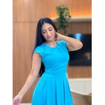 Vestido Susana Azul Piscina