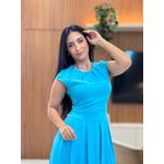 Vestido Susana Azul Piscina