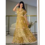 Vestido Sabrina Nude E Caramelo