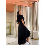 Vestido Daiana Transpassado Preto