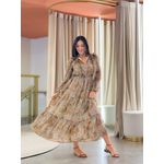 Vestido Julia Marrom Onça