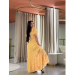 Vestido Bela Amarelo Floral