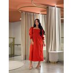 Vestido Thassia Telha