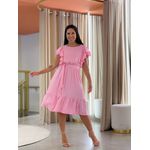 Vestido Amanda Rosa