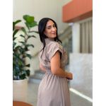 Vestido Lia Cinza Rosado