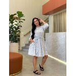 Vestido Antonela Branco E Preto