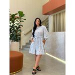 Vestido Antonela Branco E Preto