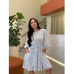 Vestido Antonela Branco E Preto