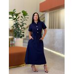Vestido Malu Azul Marinho
