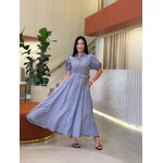 Vestido Laura Cinza