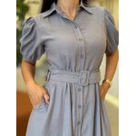 Vestido Laura Cinza