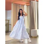 Vestido Betina Rosa Bebe E Branco 