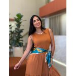 Vestido Ester Caramelo