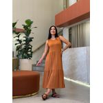 Vestido Ester Caramelo