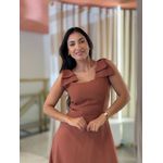 Vestido Vanessa Marrom