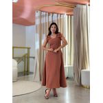 Vestido Vanessa Marrom