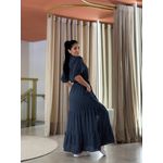 Vestido Mariah Azul Marinho