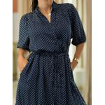Vestido Mariah Azul Marinho