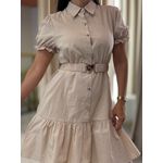 Vestido Monica Areia