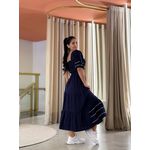 Vestido Carla Azul Marinho
