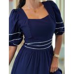 Vestido Carla Azul Marinho