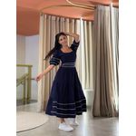 Vestido Carla Azul Marinho