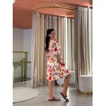 Vestido Marina Floral Off White Floral