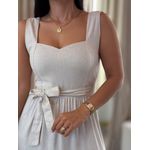 Vestido Betina Cru Linho