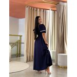 Vestido Agata Azul Marinho