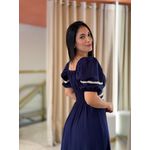 Vestido Agata Azul Marinho