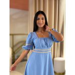 Vestido Agata Azul Bebe