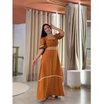 Vestido Agata Caramelo