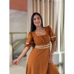 Vestido Agata Caramelo