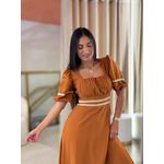 Vestido Agata Caramelo