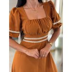 Vestido Agata Caramelo