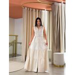 Vestido Raquel Areia