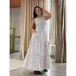 Vestido Taciele Marrom E Branco