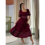 Vestido Carla Marsala
