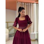 Vestido Carla Marsala