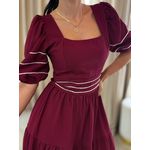 Vestido Carla Marsala