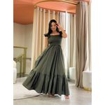 Vestido Mavi Verde Militar