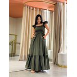 Vestido Mavi Verde Militar