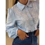 Camisa Luna Azul Bebe