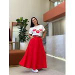 Saia Valentina Vermelho