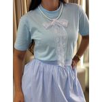 Blusa Mel Azul Bebe