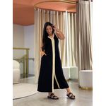 Vestido Tamara Preto E Creme