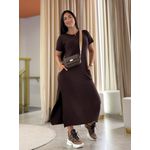 Vestido Cleo Café