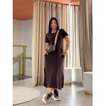 Vestido Cleo Café