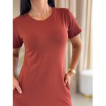 Vestido Cleo Terracota