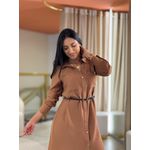 Vestido Cristina Marrom
